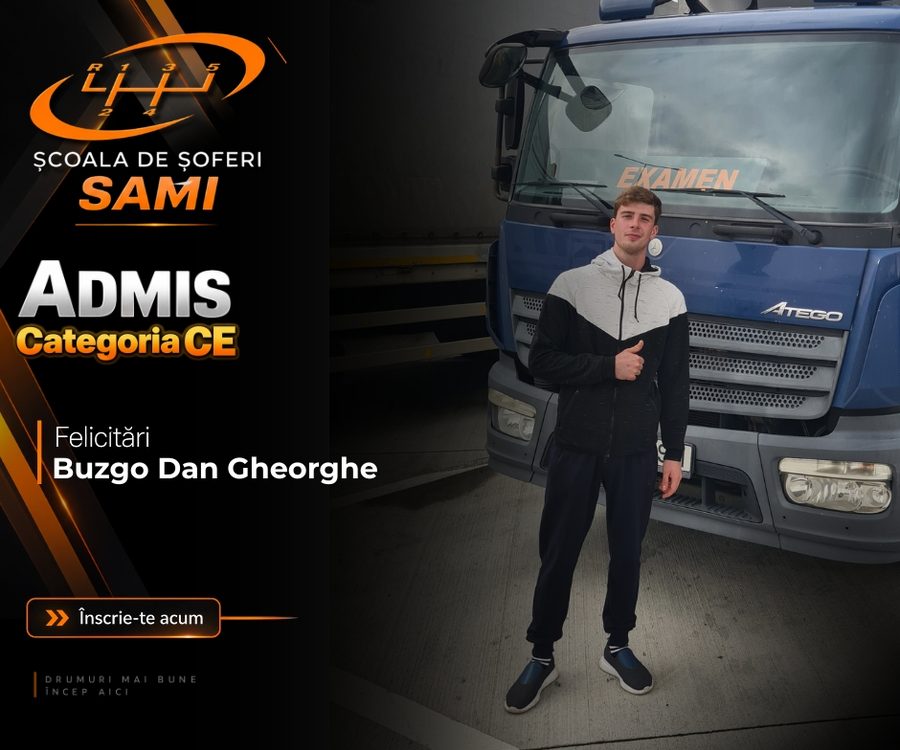 Elev admis, Școala de Șoferi SAMI