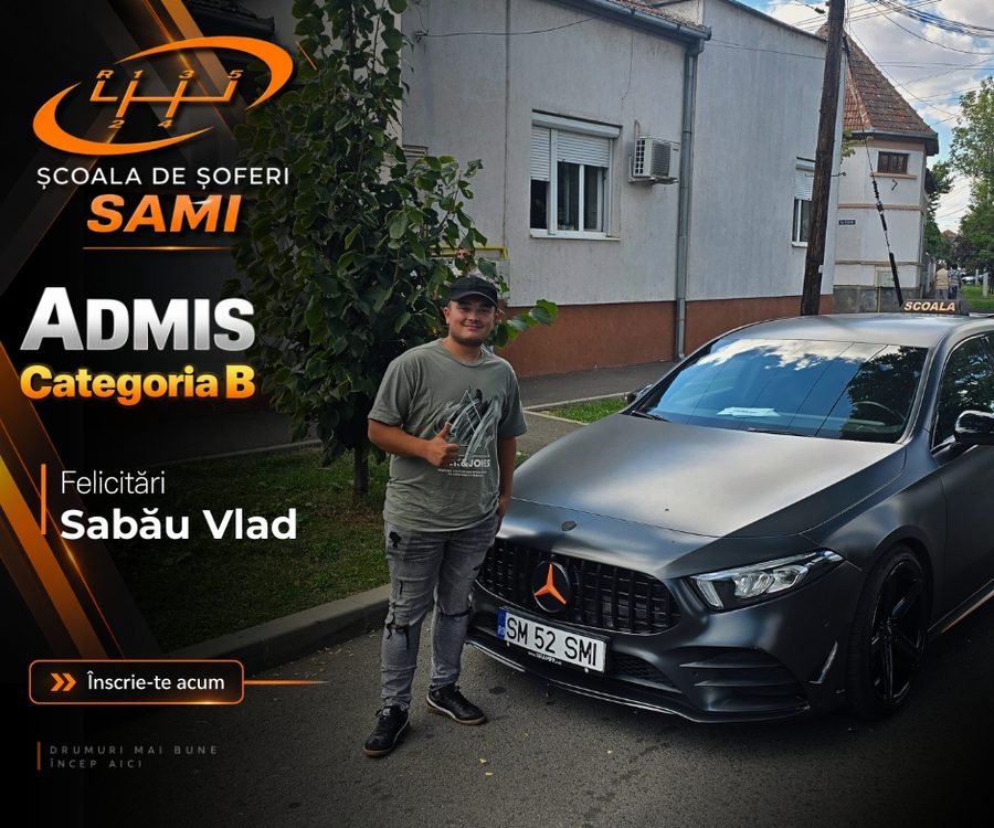 Elev admis, Școala de Șoferi SAMI