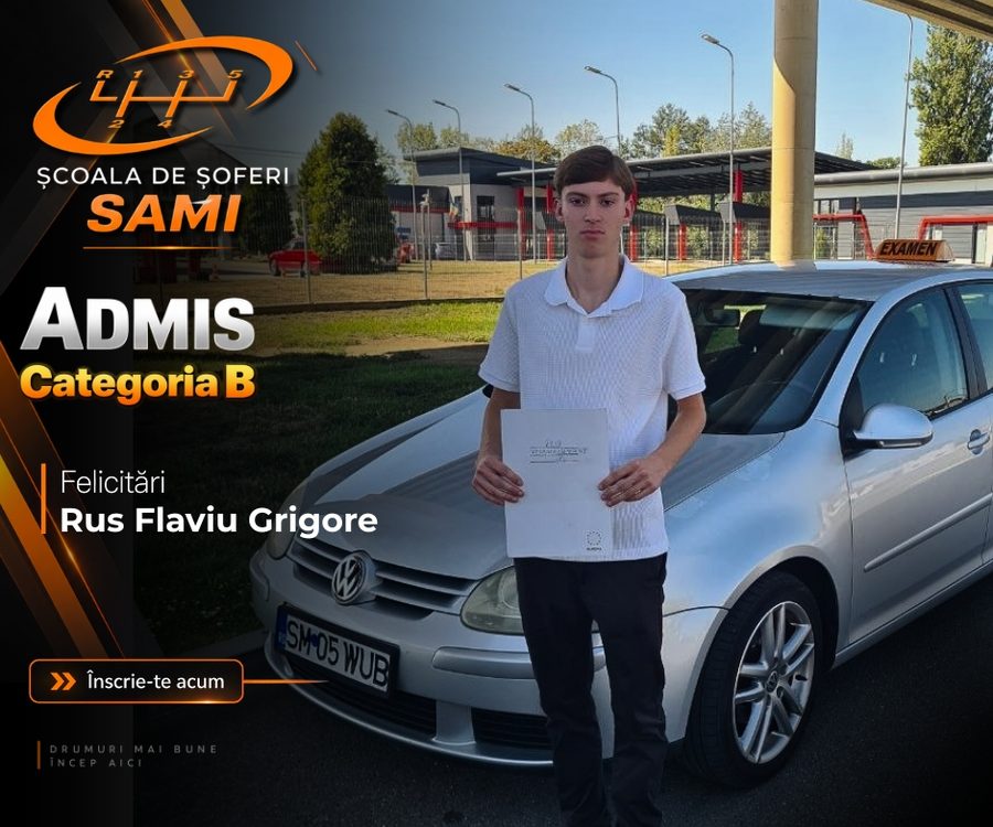Elev admis, Școala de Șoferi SAMI